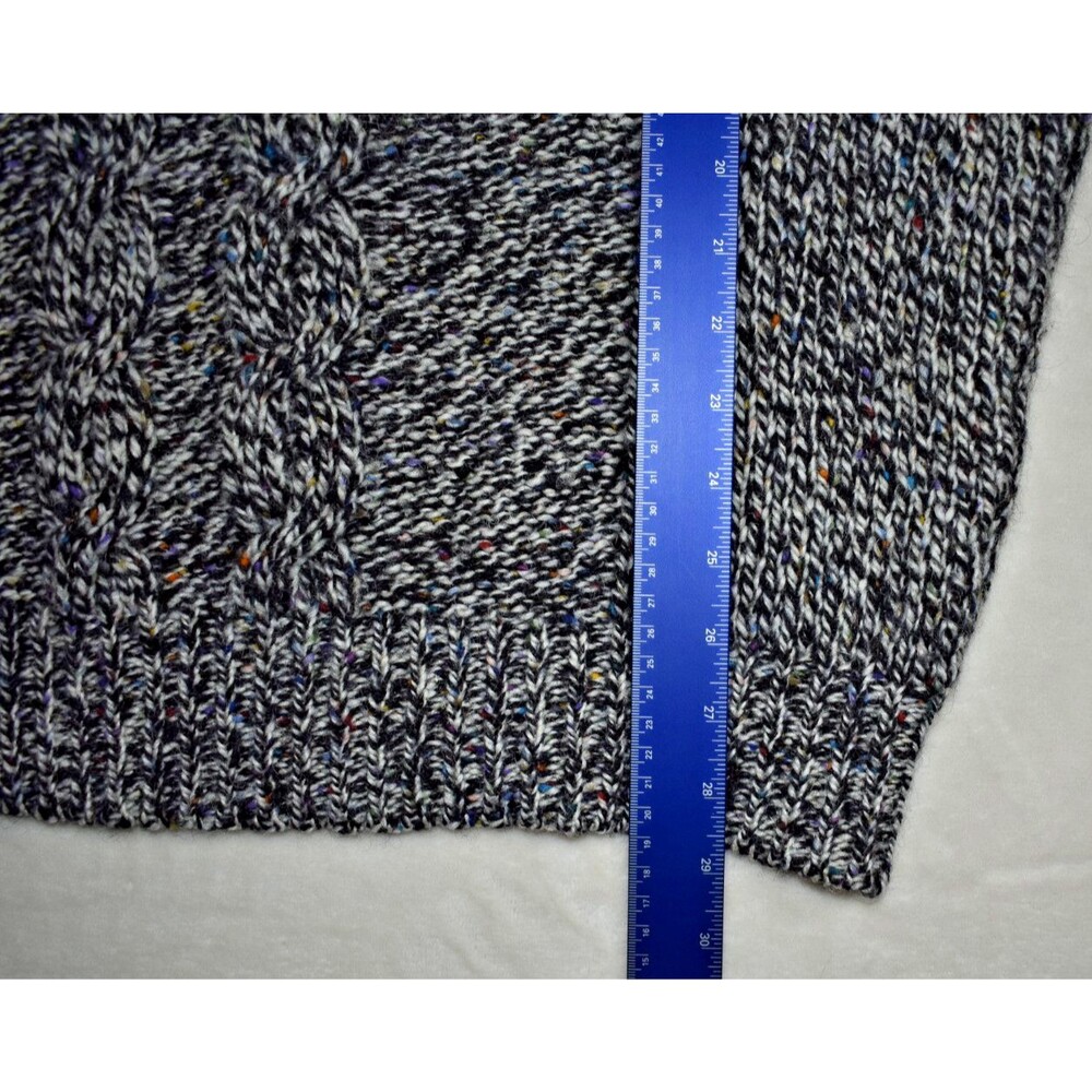 Vintage Christopher Fischer Wool Mohair Cable Knit Sweater Size L - Picture 12 of 15